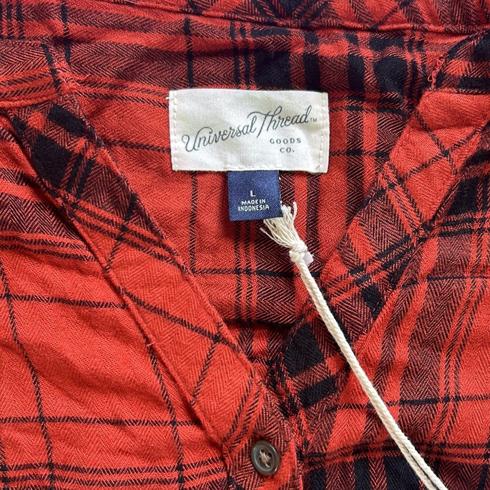 Universal Thread half buttons long sleeve dress shirt - Picture 8 of 13
